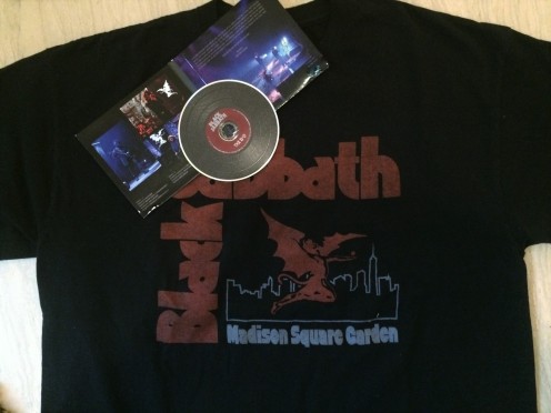MSG Sabbath Tee-CD